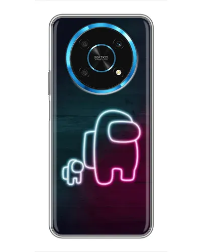Чехол для Huawei Honor Magic 5 Lite 5G с картинкой «Among Us неон-арт» Чехол для Huawei Honor Magic 5 Lite 5G с картинкой «Among Us неон-арт»