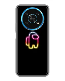 Чехол для Huawei Honor Magic 5 Lite 5G с картинкой «Among Us градиент»