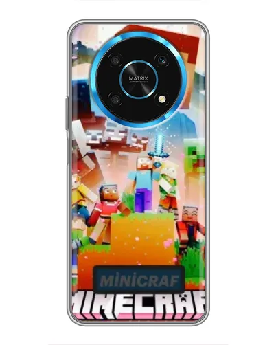 Чехол для Huawei Honor Magic 5 Lite 5G с картинкой «Minecraft герои игры» Чехол для Huawei Honor Magic 5 Lite 5G с картинкой «Minecraft герои игры»