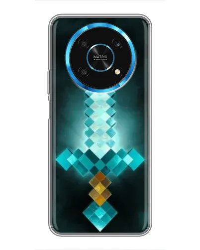 Чехол для Huawei Honor Magic 5 Lite 5G с картинкой «Алмазный меч неон» Чехол для Huawei Honor Magic 5 Lite 5G с картинкой «Алмазный меч неон»