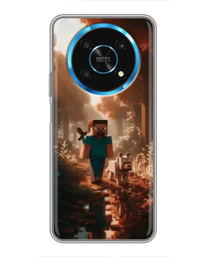 Чехол для Huawei Honor Magic 5 Lite 5G с картинкой «Стив в лесу» Чехол для Huawei Honor Magic 5 Lite 5G с картинкой «Стив в лесу»