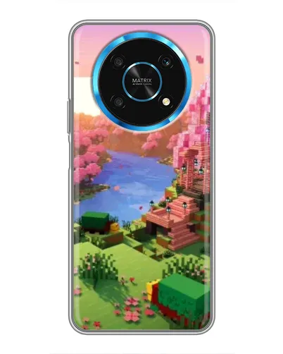 Чехол для Huawei Honor Magic 5 Lite 5G с картинкой «Розовое дерево Minecraft» Чехол для Huawei Honor Magic 5 Lite 5G с картинкой «Розовое дерево Minecraft»