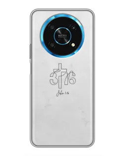 Чехол для Huawei Honor Magic 5 Lite 5G с картинкой «Иоанна 3:16 Крест» Чехол для Huawei Honor Magic 5 Lite 5G с картинкой «Иоанна 3:16 Крест»