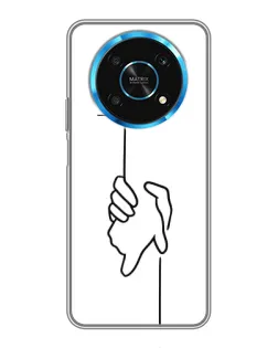 Чехол для Huawei Honor Magic 5 Lite 5G с картинкой «Рука держит» Чехол для Huawei Honor Magic 5 Lite 5G с картинкой «Рука держит»