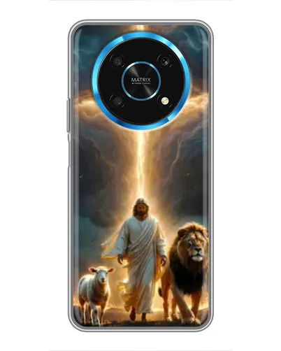 Чехол для Huawei Honor Magic 5 Lite 5G с картинкой «Лев Иуды и Свет»
