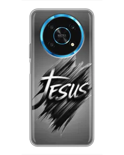 Чехол для Huawei Honor Magic 5 Lite 5G с картинкой «Надпись Jesus Graffiti»