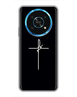 Чехол для Huawei Honor Magic 5 Lite 5G с картинкой «Тонкий крест» Чехол для Huawei Honor Magic 5 Lite 5G с картинкой «Тонкий крест»
