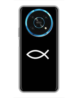 Чехол для Huawei Honor Magic 5 Lite 5G с картинкой «Символ рыбы Jesus» Чехол для Huawei Honor Magic 5 Lite 5G с картинкой «Символ рыбы Jesus»