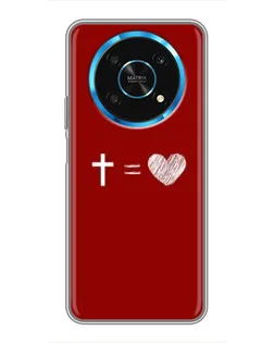 Чехол для Huawei Honor Magic 5 Lite 5G с картинкой «Уравнение любви» Чехол для Huawei Honor Magic 5 Lite 5G с картинкой «Уравнение любви»