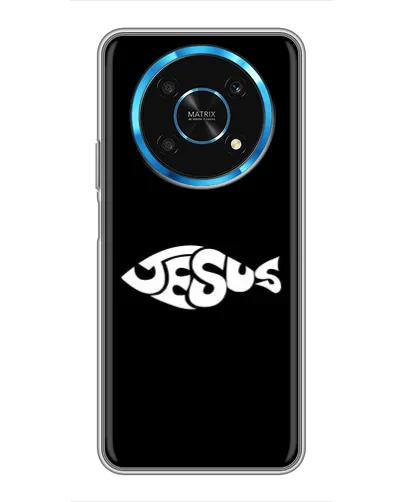 Чехол для Huawei Honor Magic 5 Lite 5G с картинкой «Рыба Jesus» Чехол для Huawei Honor Magic 5 Lite 5G с картинкой «Рыба Jesus»