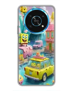 Чехол для Huawei Honor Magic 5 Lite 5G с картинкой «Монстр-трак приключения»