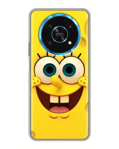 Чехол для Huawei Honor Magic 5 Lite 5G с картинкой «Губка Боб улыбка»