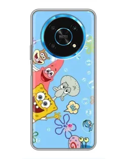 Чехол для Huawei Honor Magic 5 Lite 5G с картинкой «Веселые пузырьки»