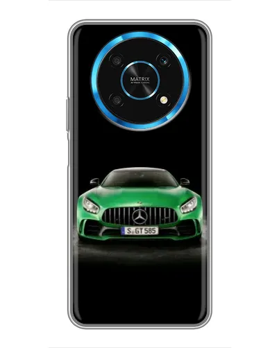 Чехол для Huawei Honor Magic 5 Lite 5G с картинкой «Mercedes — неоновый лого»