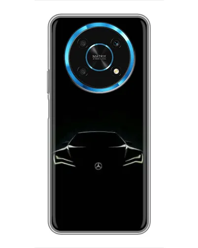 Чехол для Huawei Honor Magic 5 Lite 5G с картинкой «Mercedes — силуэт авто» Чехол для Huawei Honor Magic 5 Lite 5G с картинкой «Mercedes — силуэт авто»