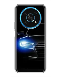 Чехол для Huawei Honor Magic 5 Lite 5G с картинкой «Неоновый взгляд Audi» Чехол для Huawei Honor Magic 5 Lite 5G с картинкой «Неоновый взгляд Audi»