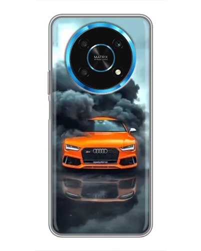 Чехол для Huawei Honor Magic 5 Lite 5G с картинкой «Audi в облаках дыма»