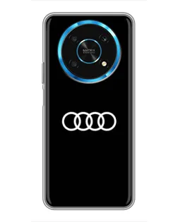 Чехол для Huawei Honor Magic 5 Lite 5G с картинкой «Audi White Logo» Чехол для Huawei Honor Magic 5 Lite 5G с картинкой «Audi White Logo»