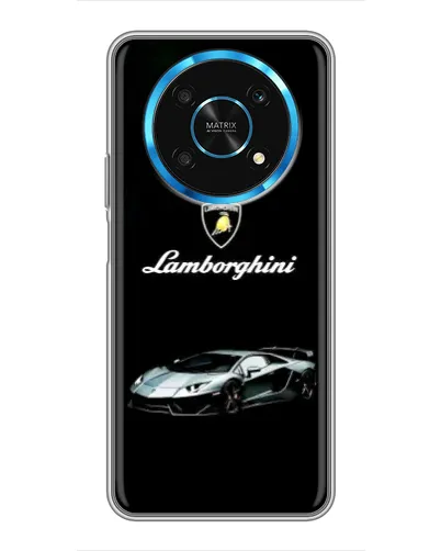 Чехол для Huawei Honor Magic 5 Lite 5G с картинкой «Логотип Lamborghini классика»