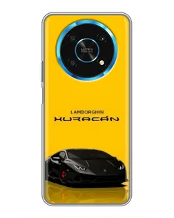 Чехол для Huawei Honor Magic 5 Lite 5G с картинкой «Lamborghini Huracan черный»