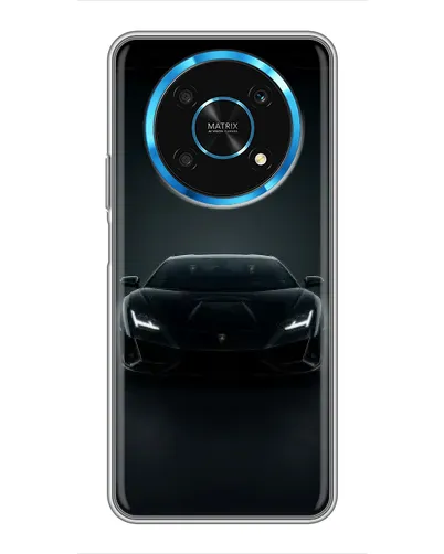Чехол для Huawei Honor Magic 5 Lite 5G с картинкой «Черный Lamborghini Aventador»