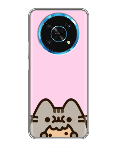 Чехол для Huawei Honor Magic 5 Lite 5G с картинкой «Pusheen и печенье» Чехол для Huawei Honor Magic 5 Lite 5G с картинкой «Pusheen и печенье»