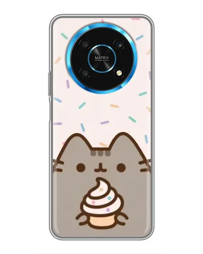 Чехол для Huawei Honor Magic 5 Lite 5G с картинкой «Пушин с кексом» Чехол для Huawei Honor Magic 5 Lite 5G с картинкой «Пушин с кексом»