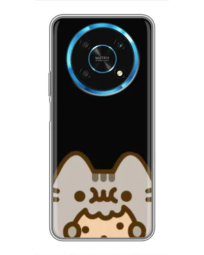 Чехол для Huawei Honor Magic 5 Lite 5G с картинкой «Пушин на черном» Чехол для Huawei Honor Magic 5 Lite 5G с картинкой «Пушин на черном»