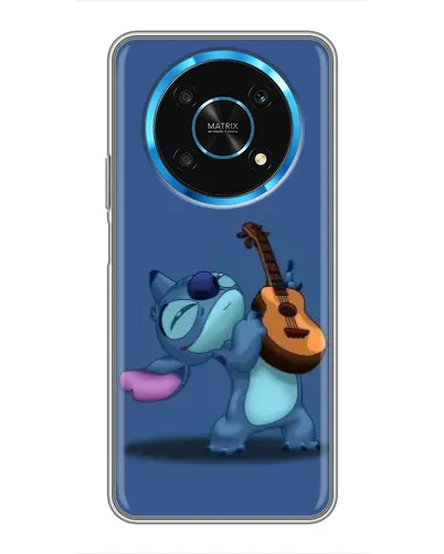 Чехол для Huawei Honor Magic 5 Lite 5G с картинкой «Стич с укулеле»