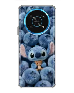 Чехол для Huawei Honor Magic 5 Lite 5G с картинкой «Стич и голубика» Чехол для Huawei Honor Magic 5 Lite 5G с картинкой «Стич и голубика»