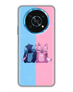Чехол для Huawei Honor Magic 5 Lite 5G с картинкой «Stitch и Angel Love» Чехол для Huawei Honor Magic 5 Lite 5G с картинкой «Stitch и Angel Love»