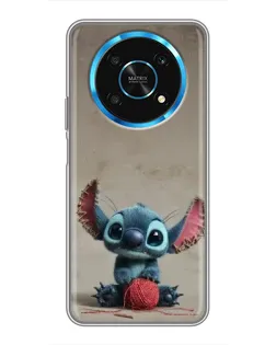 Чехол для Huawei Honor Magic 5 Lite 5G с картинкой «Стич на коричневом фоне» Чехол для Huawei Honor Magic 5 Lite 5G с картинкой «Стич на коричневом фоне»