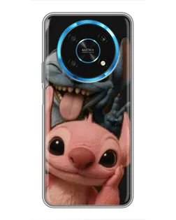Чехол для Huawei Honor Magic 5 Lite 5G с картинкой «Стич и Ангел» Чехол для Huawei Honor Magic 5 Lite 5G с картинкой «Стич и Ангел»