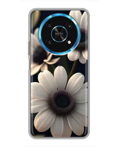 Чехол для Huawei Honor Magic 5 Lite 5G с картинкой «Белые маргаритки макро»