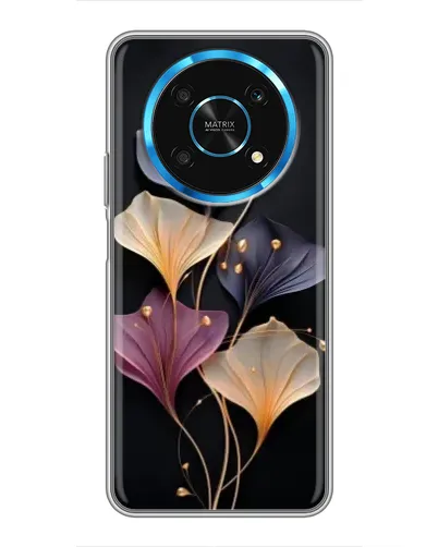 Чехол для Huawei Honor Magic 5 Lite 5G с картинкой «Лиловые цветы грации»