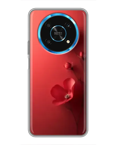 Чехол для Huawei Honor Magic 5 Lite 5G с картинкой «Маковые соцветия»