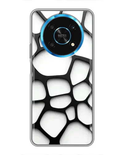 Чехол для Huawei Honor Magic 5 Lite 5G с картинкой «Белая объемная сетка» Чехол для Huawei Honor Magic 5 Lite 5G с картинкой «Белая объемная сетка»