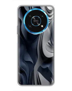 Чехол для Huawei Honor Magic 5 Lite 5G с картинкой «Объемные синие складки» Чехол для Huawei Honor Magic 5 Lite 5G с картинкой «Объемные синие складки»