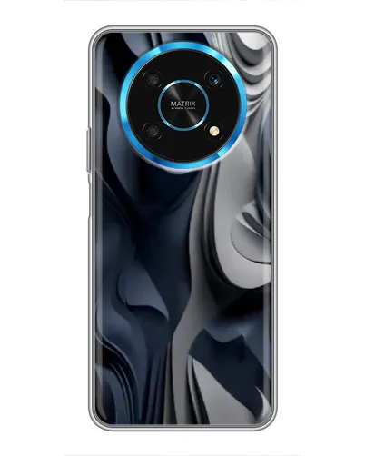Чехол для Huawei Honor Magic 5 Lite 5G с картинкой «Объемные синие складки» Чехол для Huawei Honor Magic 5 Lite 5G с картинкой «Объемные синие складки»