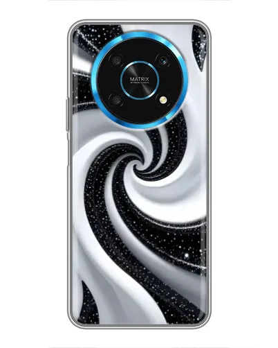 Чехол для Huawei Honor Magic 5 Lite 5G с картинкой «Черно-белая спираль» Чехол для Huawei Honor Magic 5 Lite 5G с картинкой «Черно-белая спираль»