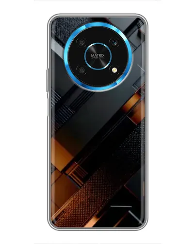 Чехол для Huawei Honor Magic 5 Lite 5G с картинкой «Черные геометрические блоки» Чехол для Huawei Honor Magic 5 Lite 5G с картинкой «Черные геометрические блоки»
