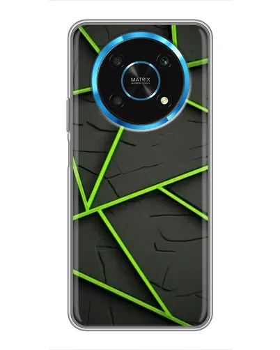 Чехол для Huawei Honor Magic 5 Lite 5G с картинкой «Зеленые геометрические линии» Чехол для Huawei Honor Magic 5 Lite 5G с картинкой «Зеленые геометрические линии»