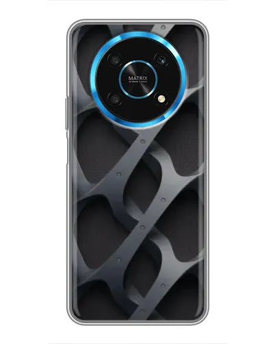 Чехол для Huawei Honor Magic 5 Lite 5G с картинкой «Объемное серое плетение» Чехол для Huawei Honor Magic 5 Lite 5G с картинкой «Объемное серое плетение»