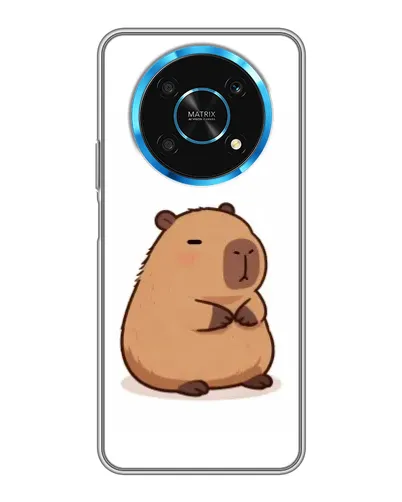 Чехол для Huawei Honor Magic 5 Lite 5G с картинкой «Толстенькая капибара»