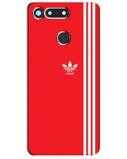 Чохол для Huawei Honor View 20 / V20 з картинкою «Червоний мінімалізм Adidas»