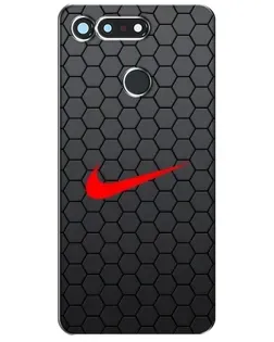 Чехол для Huawei Honor View 20 / V20 с картинкой «Nike — карбоновая сетка» Чехол для Huawei Honor View 20 / V20 с картинкой «Nike — карбоновая сетка»
