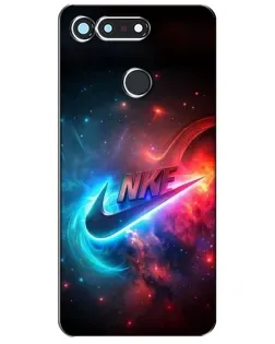 Чохол для Huawei Honor View 20 / V20 з картинкою «Вогняний логотип Nike»