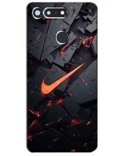 Чохол для Huawei Honor View 20 / V20 з картинкою «Nike — ефект розломів»