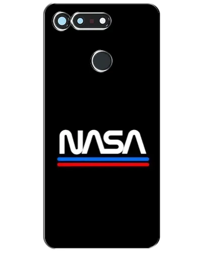 Чехол для Huawei Honor View 20 / V20 с картинкой «NASA — классика Red Blue» Чехол для Huawei Honor View 20 / V20 с картинкой «NASA — классика Red Blue»