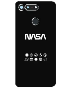 Чехол для Huawei Honor View 20 / V20 с картинкой «NASA — технический принт»